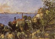 Paul Cezanne The Sea at L Estaque Sweden oil painting artist